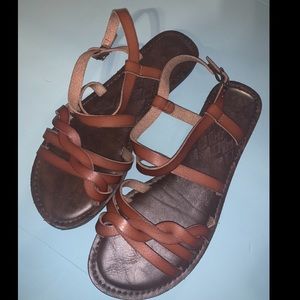 Brown sandals